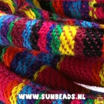 Azteckoord rond 5mm roze/geel/mix