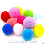 Pompons 12mm (mix kleur)