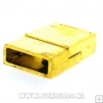 Magneetslot tbv plat leer 12mm (goud)