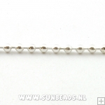 Ball chain ketting 4mm zilver