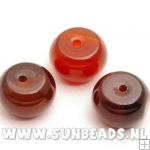 Halfedelsteen donut 12x6mm (agaat)