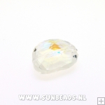 Facet kraal nugget 26x20mm (crystal AB)