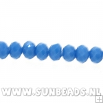 Facetkraal 4x3mm (blauw)