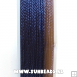 Katoen rijgdraad 1mm donkerblauw