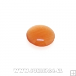 Plaksteen rond 12mm (oranje)