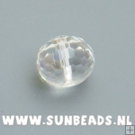 Facet kraal donut 16x12mm (crystal AB)