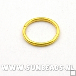 Ringetjes open 16mm (goud)