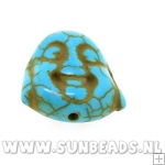 Turquoise kraal buddha 20mm (turquoise)