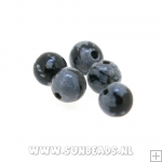 Halfedelsteen rond 4mm (sodalite)