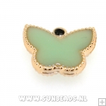 Kunststof hanger vlinder (mint)