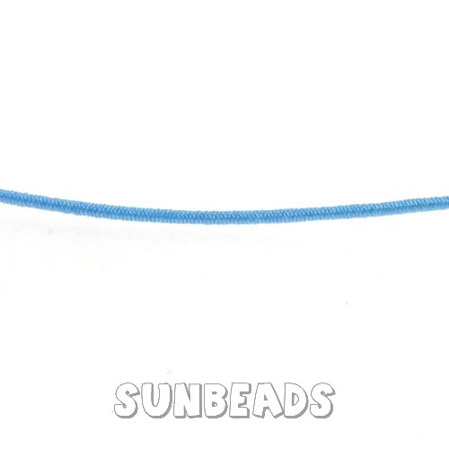 Elastiek gekleurd 1mm (blauw) - Klik op de afbeelding om het venster te sluiten