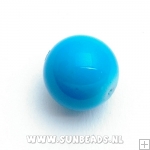 Glaskraal rond (blauw)