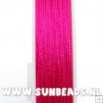 Katoen rijgdraad 1mm fuchsia