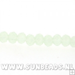 Facetkraal donut 3x2mm (zachtgroen)