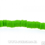 Fimo schijfje 4mm (appelgroen)