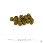 Houten kraal donut 3mm (taupe)