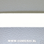 Suede veter plat 10mm (wit)