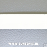 Suede veter plat 10mm (wit)