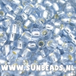 Rocailles 3mm (zilverblauw)