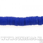 Fimo schijfje 6mm (donkerblauw)