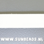 Plat PU leer 10mm (wit)
