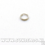 Splitring 6mm (zilver)