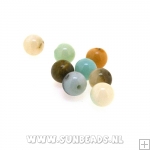 Halfedelsteen rond 6mm (amazonite)