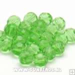 Facet kraal rond 12mm (groen)