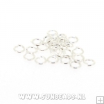 Ringetjes open 4mm (zilver)