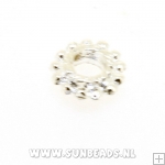 Metalen spacer 8mm (zilver)