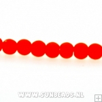 Glaskraal rond 6mm (neonoranje)