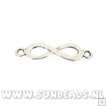 Metalen tussenstuk infinity (antique zilver)