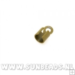 Veterklem rond 5x10mm (oudgoud)