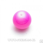 Glaskraal uni 10mm (roze)