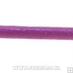 Rondleer 3mm cerise, 3mtr