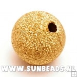 metalen kraal rond 12mm (goud)