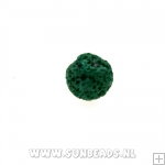 Lava kraal rond 6mm (groen)