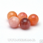 Halfedelsteen rond 10mm AA quality (red aventurine)