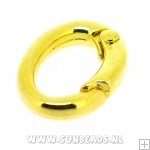 Musketonhaak 20x15mm (goud)