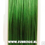 Gecoat staaldraad groen, 0.45mm