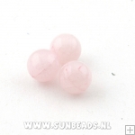 Halfedelsteen rond 10mm (roze)