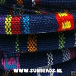 Azteckoord rond 5mm donkerblauw