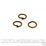 Ringetjes open 8mm (brons)