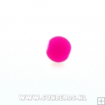 Glaskraal rond 6mm (fuchsia)