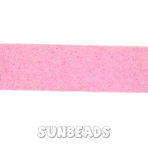 Suede veter plat 10mm (roze) - Klik op de afbeelding om het venster te sluiten