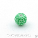 Fimo kraal rond 12mm (groen)