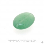 Halfedelsteen ovaal 14x10mm (green aventurine)