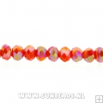 Facetkraal donut 3x2mm (oranje)