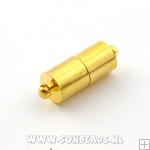 Magneetslot 17x8mm (goud)