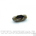 Ball chain slot 4.5mm oud-goud